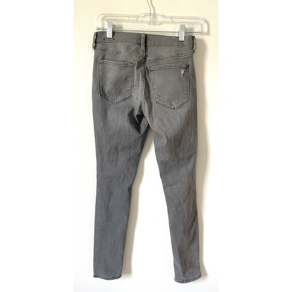 Gap Favorite Distressed Jegging Denim Jeans Gray Size 2/26 - Picture 2 of 8
